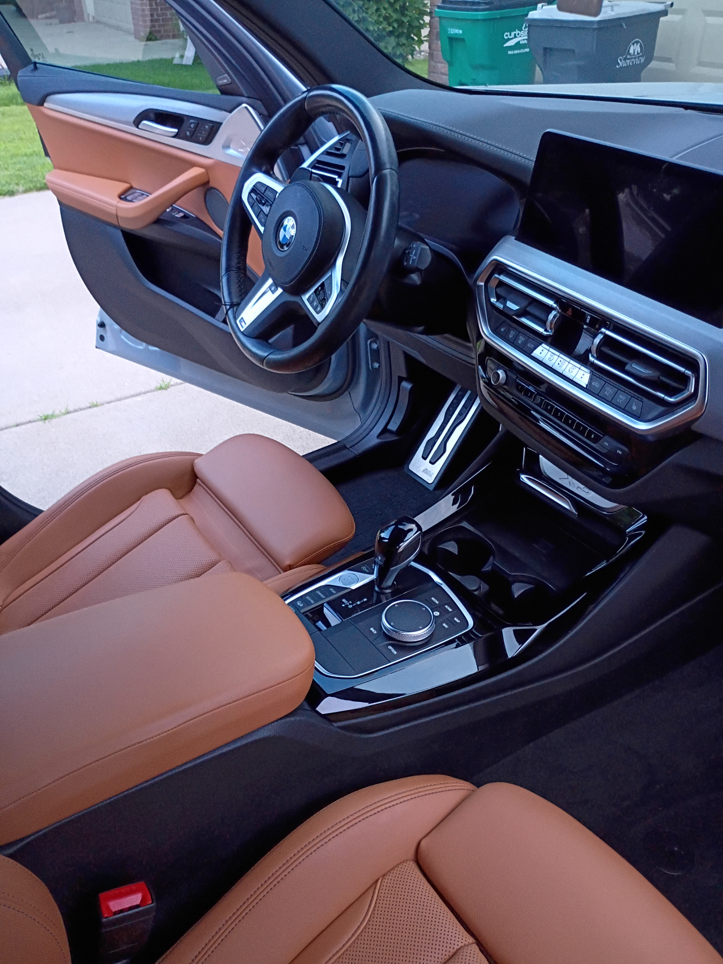 BMW interior after detailing
